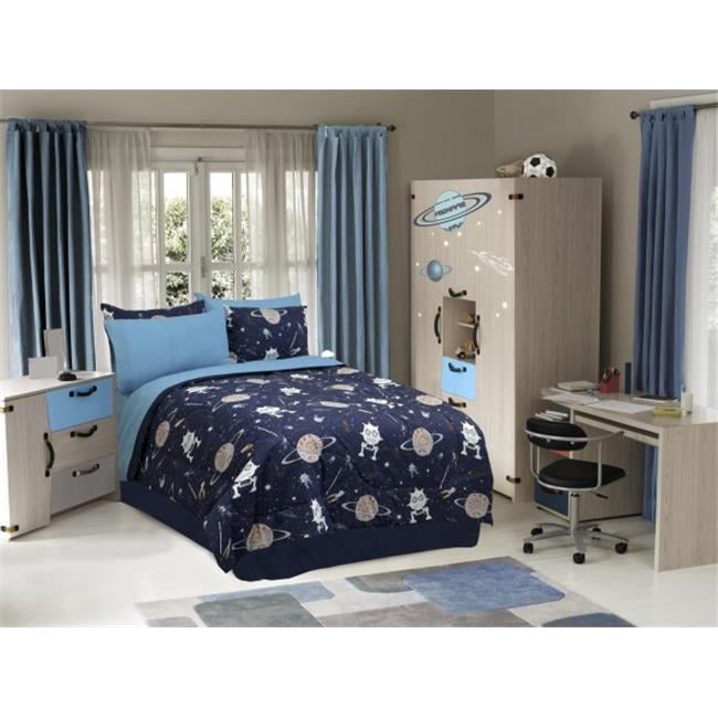 Galaxy Invaders 736425601651 Comforter Set Navy Walmart Canada