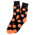 thumbnail image 3 of Men's Fun Basketball Crew Socks, Sock Size 10-13 / Shoe Size 6-12.5, Great Holiday/Birthday Gift, 3 of 3