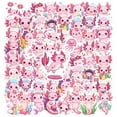 thumbnail image 3 of 35pcs-50pcs Colorful Axolotl Stickers Animal Cute Cartoon Stationery Stickers for Phone Laptop Suitcase, 3 of 9