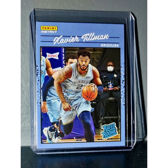 Xavier Tillman 2020-2021 Panini NBA Instant #35 Rated Rookie Retro Card 1/3558