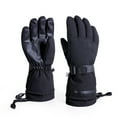 thumbnail image 1 of Guantes de ciclismo invierno 2024/25, impermeables y antideslizantes para adultos, talla XL en negro, 1 of 7