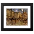 thumbnail image 2 of Frank Edwin Scott 14x12 Black Modern Framed Museum Art Print Titled - Boulevard St. Germain, 2 of 5