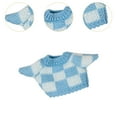 thumbnail image 6 of yotijay Doll Clothes for 20cm Dolls DIY Birthday Gift Dress up Cute Knitted Clothing Blue White, 6 of 9