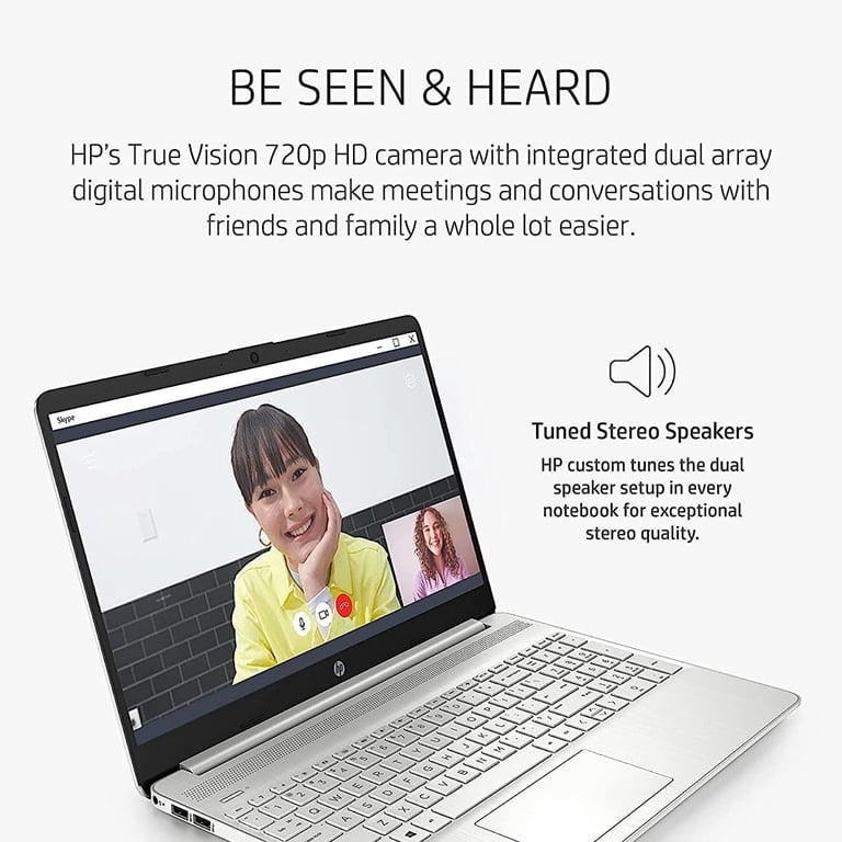 HP 15 Laptop Computer, 15.6 HD Touchscreen, Intel Core i3, 32GB