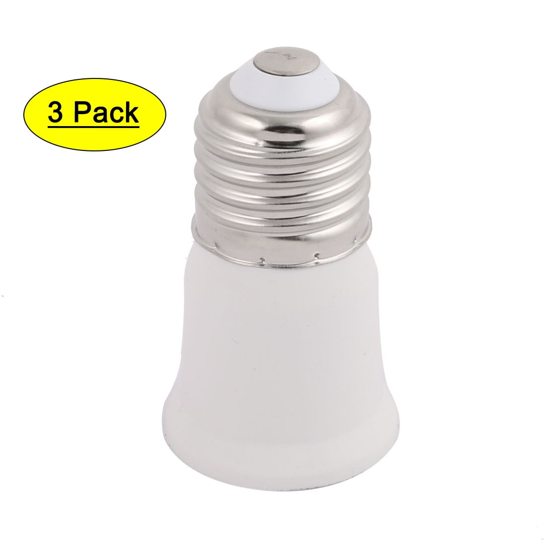 3Pcs E26 to E26 Extender Adapter Converter Lamp Bulb Socket Holder
