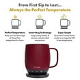 thumbnail image 4 of Nextmug - Temperature-Controlled, Self-Heating&nbsp;Coffee Mug (Burgundy - 14 oz.), 4 of 5