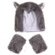 thumbnail image 3 of 1 Juego de sombrero de lobo de Cosplay, sombrero de lobo de peluche, sombrero de lobo de Halloween, accesorio de foto con guantes, 3 of 6
