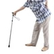 thumbnail image 4 of Bastones de trekking,Bastones de trekking Caminar Senderismo Plegable Hombres,Bastones Plegables Altura Ajustable Mujer,Bastón de senderismo  Amortiguador,Bastón de metal, 4 of 8