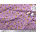 thumbnail image 3 of Soimoi Japan Crepe Satin Fabric Tree & Pine Fruits Fabric Prints by Yard 42 Inch Wide, 3 of 3