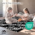 thumbnail image 4 of ODIKA 5'x7' Machine Washable Non-Slip Area Rug, Vintage Holiday and Frosted Pinecone Patterned Floor Coverings High Traffic Rug, Black, 626338, 4 of 5