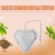 thumbnail image 2 of Batería de Cocina Colador de té de acero inoxidable Infusor de malla Filtro de bola de té con cadena (A) Likrtyny Libre de BPA, 2 of 6