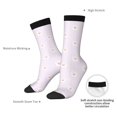 thumbnail image 2 of Yiaed Kawaii Cat Paw Print Great elasticity Crew Socks Sports socks for Men and Women, 2 of 5