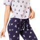 thumbnail image 4 of Pijama Pantalón Blusa Estampado Mujer Corazón Ligera Gris gris CH Incógnita 660033, 4 of 5