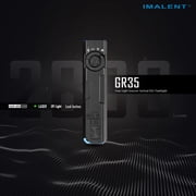 IMALENT GR35 EDC Tactical Flashlight, Rechargeable, Slim Flat, Portable Pocket Light, 2800 Lumens, Water-Resistant, Floodlight Strobe