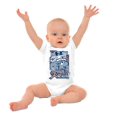 thumbnail image 3 of Angry Smurf Cartoon Manga Mashup Romper Boys or Girls Infant Baby Brisco Brands 18M, 3 of 7