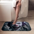 thumbnail image 4 of 1pc Joker Absorbent Non-Slip Bathroom Thickened Flannel Rug Decor,Soft,Quick Drying,Suitable For Indoor/outdoor Use,Bathrooms,Bedrooms,Kitchens,Terrace,Laundry Rooms,16"x24", 4 of 9