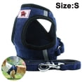 thumbnail image 1 of Arnés para perros con correa para perros, arnés de pecho de malla suave para perros / gatos medianos y pequeños, arnés ajustable reflectante y transpirable para cachorros Xemadio 2034456-6, 1 of 9