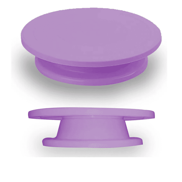 Base Giratoria Decorar Pastel Reposteria Fondant Xtellar Color morado