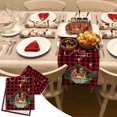 thumbnail image 1 of XWSHYW Decoraciones Navideñas Camino de Mesa Navideño con Estampado Digital Natividad, Decoración Navideña para El Hogar, Mantel de Lino, 1 of 6