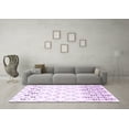 thumbnail image 3 of Ahgly Company Indoor Square Solid Purple Modern Area Rugs, 8' Square, 3 of 4