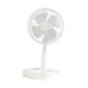 thumbnail image 1 of Ventilador de pie portátil Soledad Ventilador de mesa recargable por USB Blanco 7200mAh, 1 of 10