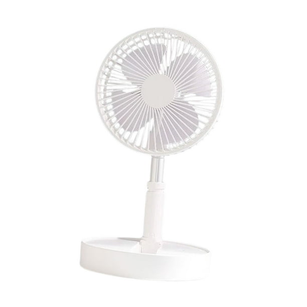 Ventilador de pie portátil Soledad Ventilador de mesa recargable por USB Blanco 7200mAh