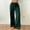 Green women plus size wide leg pants a1, variant on Cagogo Women Plus Size Wide Leg Plaid Lounge Pants Elastic Waist Casual Long Pants with Pockets Fleece Lined Loose Fit Flare Trousers for Party Beach Work, Yellow M