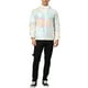 thumbnail image 2 of Chaqueta metálica con cremallera para hombre INSPIRE CHIC, con capucha, ligera, holográfica y brillante, 2XL blanca, 2 of 8