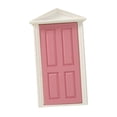 thumbnail image 4 of Casa de muñecas Puerta antigua europea, muebles de casa de muñecas, puerta de hadas en miniatura de casa de muñecas, mini puerta de madera 1:12 para, 4 of 9