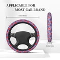 thumbnail image 3 of Balery Sea Stars Fundas elásticas antideslizantes para volante, funda protectora universal para hombre y mujer, 15 pulgadas, accesorios para coche., 3 of 6