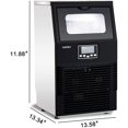 thumbnail image 7 of KUPPET Commercial Ice Machine, Freestanding Automatic Portable Ice Cube Machine, for Restaurants/Bars/Homes/Offices, 88 LBS/24H, Stainless Steel, 7 of 7