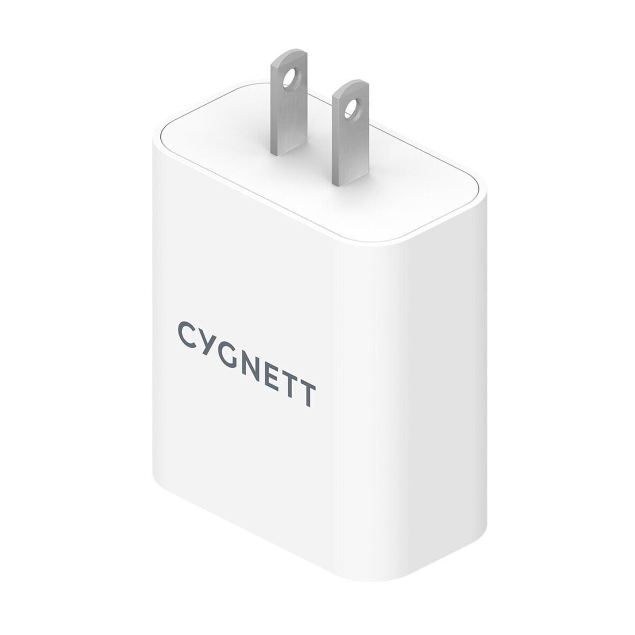 Cygnett CY3887POFLW 38W PowerPlus Dual Port Wall Charger, Black