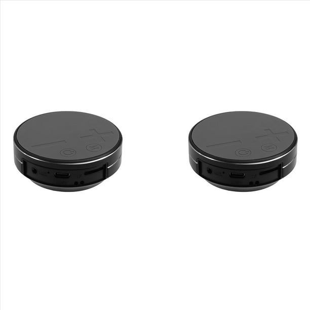 2X Altavoz Bluetooth de Conducción Ósea Extra Grande, Inalámbrico , Se Puede Conectar A la Tarjeta, Altavoz Subwoofer Negro