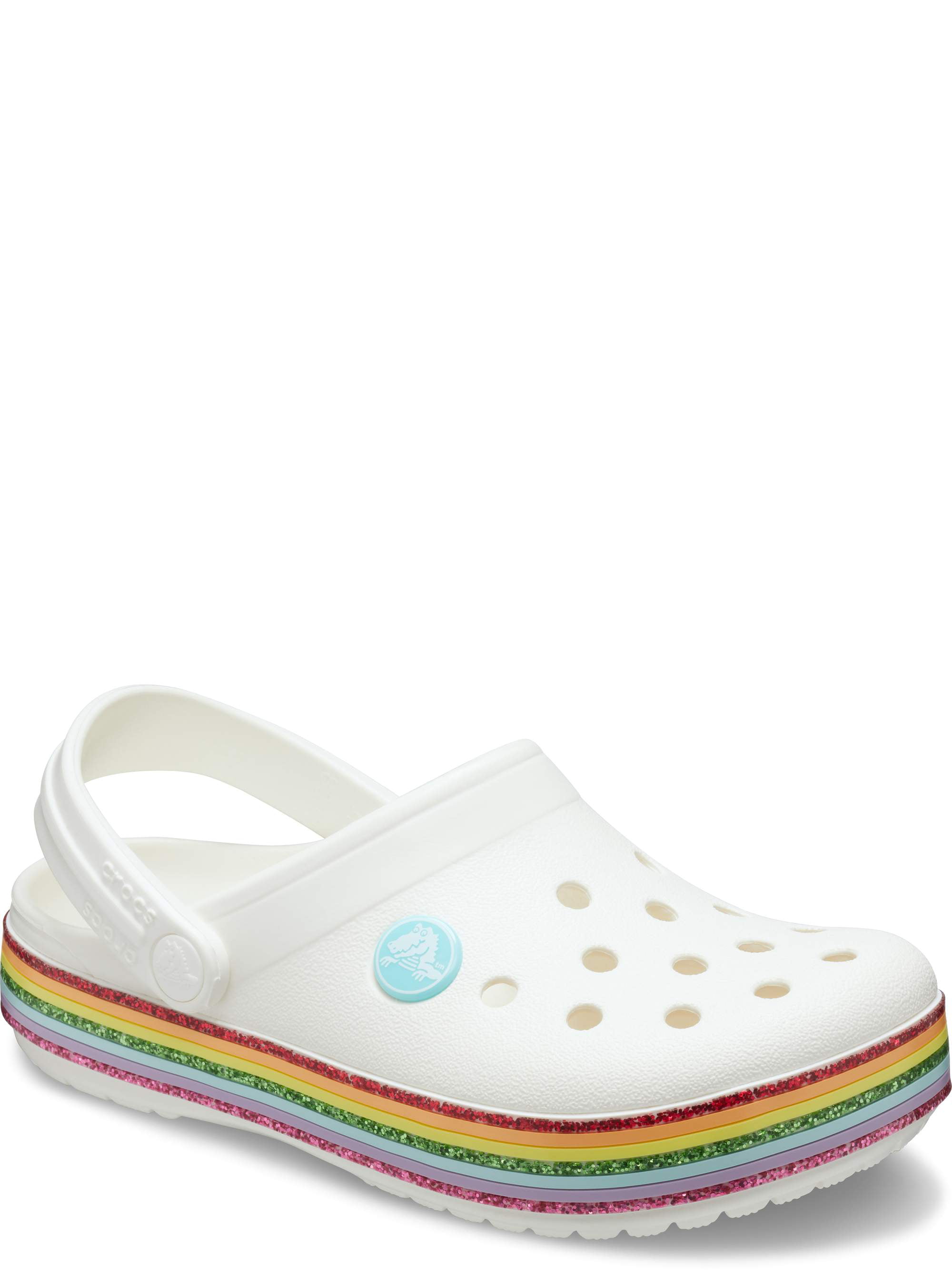 Zoccoli Unisex Crocs Crocband Rainbow Glitter Clog Kids Bambini