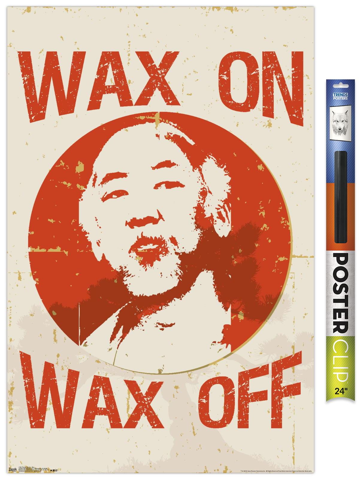 The Karate Kid 1984 - Wax Premium Poster and Poster Clip Bundle