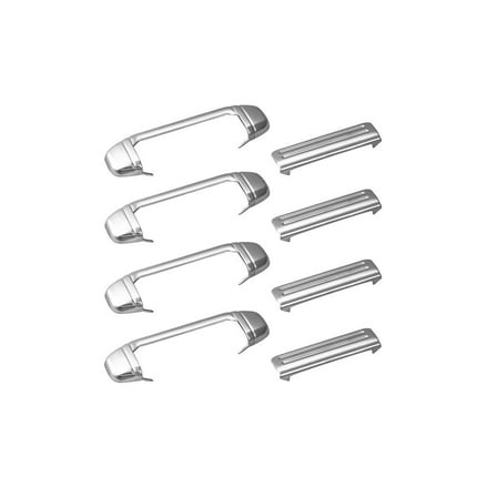 Sizver Chrome Door Handle Covers For 1999-2006 Mitsubishi Montero