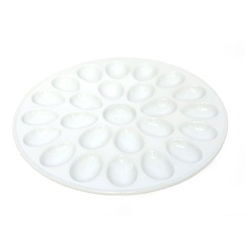 HIC Porcelain Deviled Egg Dish, 13inch