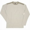 Big & Tall Men's Two-Toned Ribbed Crewneck