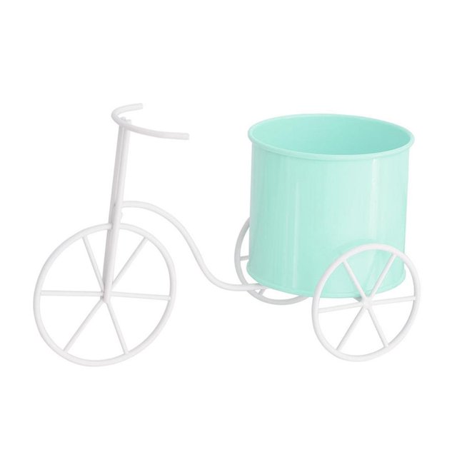 Soporte para maceta y planta de bicicleta, soporte para maceta, alambre de Metal