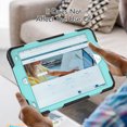 thumbnail image 4 of XYX For iPad 9th/8th/7th Generation 10.2 inch Case, 360 Rotating Shockproof Cover with Stand, Screen Protector, Shoulder Strap, Sky Blue PC, 4 of 7