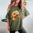 thumbnail image 4 of Drses Cute Spring Tshirt Oversized Floral Graphic Tees Vintage Wildflower Shirt Womens Boho Hiking T Shirt Summer Plant Tops, 4 of 6