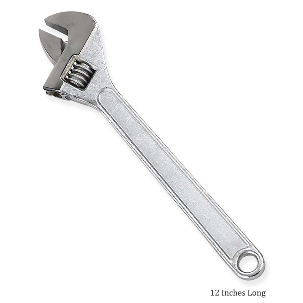 12 Inch Chrome Adjustable Wrench - TP-03012-86