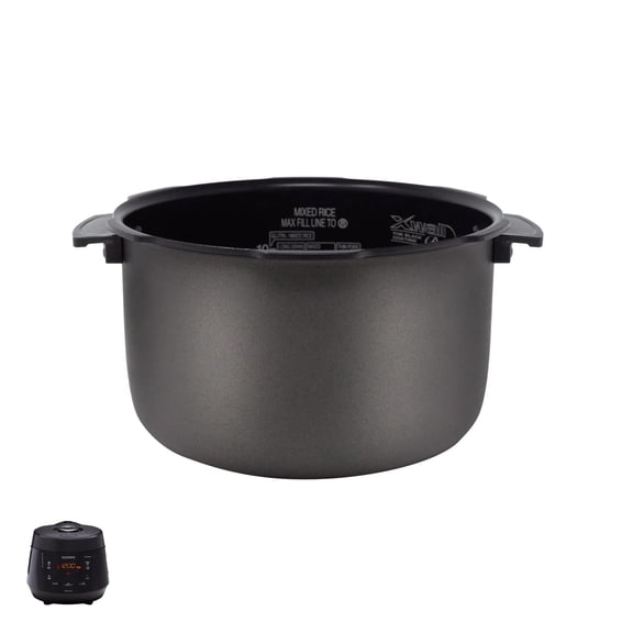 CUCKOO Replacement Inner Pot for Rice Cooker Model CRP-PK1001S, 10 Cups (Uncooked)