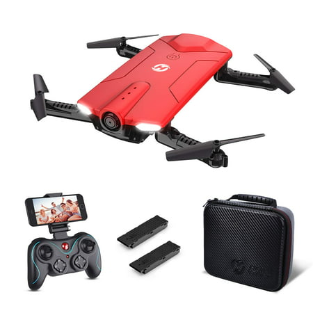 Holy Stone HS160 Drone with Camera, RC Quadcopter Foldable Drone with WiFi FPV 720p Camera Live Video for Beginners & Kids - Altitude Hold, One Key Start, APP Control and Portable Carrying Case,