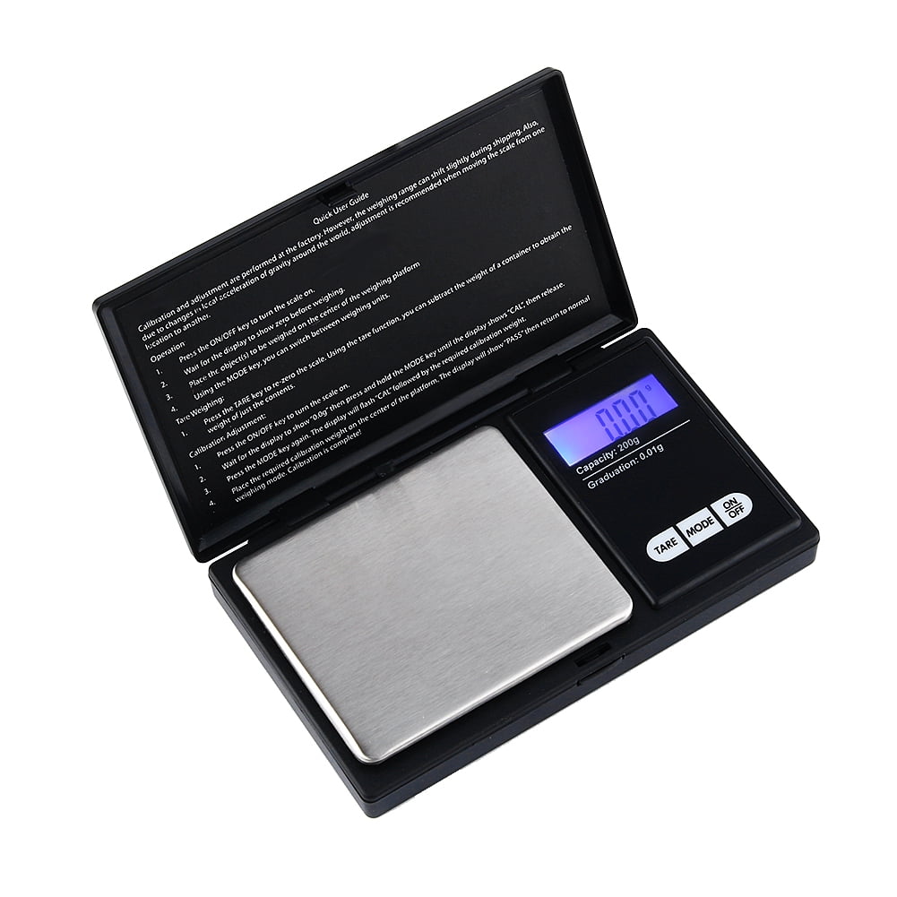 Digital Scale 200g x 0.01g Jewelry Gold Silver Coin Grain Gram Pocket Size Herb