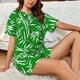 thumbnail image 4 of Fotbe Bamboo Conjunto de Pijama Estampado para Mujer, 2 Piezas, Ropa de Dormir con Camiseta de Manga Corta y Shorts Suaves-Medium, 4 of 6