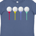 thumbnail image 4 of Inktastic Rainbow Golf Tees Boys or Girls Toddler T-Shirt, 4 of 5
