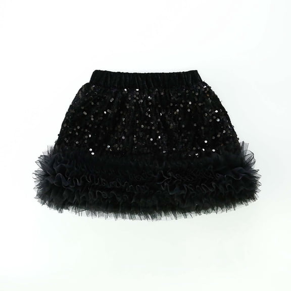 And Shine Girls Tutu Skirt Layered Party Dress With Sequins For Birthday Celebration