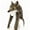 Brown, variant on LARP Viking Wolf Mask with Teeth,Halloween Barbarian Werewolf Mask