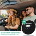 thumbnail image 3 of Reproductor de CD portátil MONODEAL con transmisor FM recargable, 3 of 7